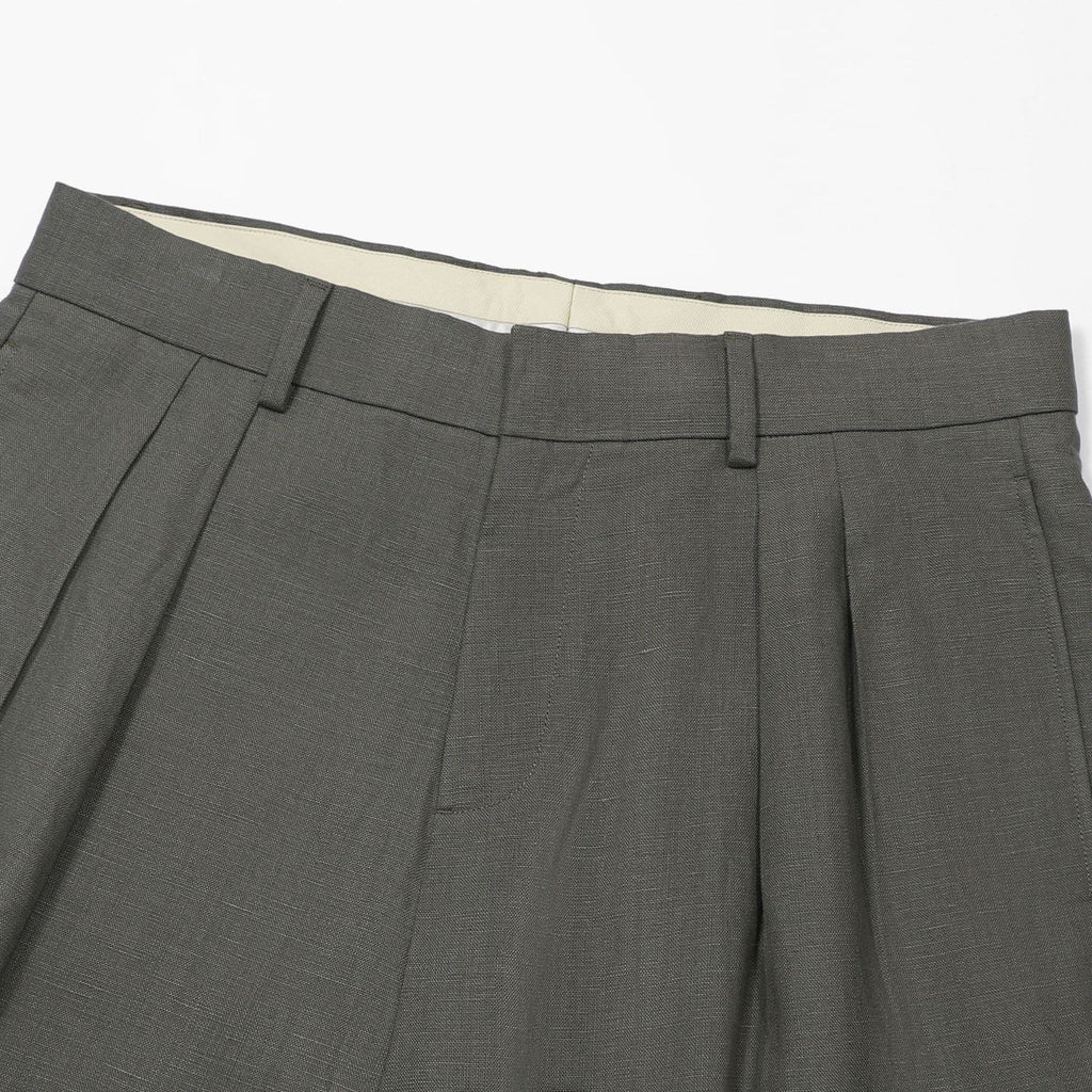 Deia | Short de lino de pierna ancha