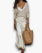 Soft Hours | Vestido Slip y Jersey de Punto