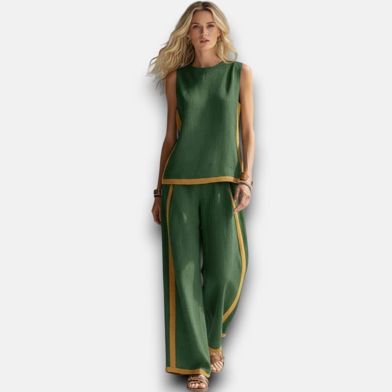 Vogue | Conjunto de Top y Pantalón Ancho
