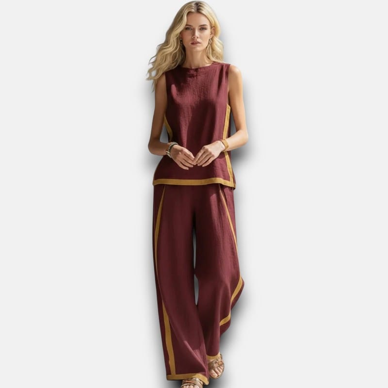 Vogue | Conjunto de Top y Pantalón Ancho
