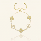 Pulsera Flor Brillante