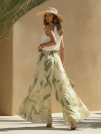 Lyselle™ | Elegante Luchtige Set met Bloemenprint