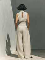 Flor™ | Conjunto Minimalista de Top y Pantalón Ancho