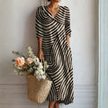 Aurélie | Vestido midi boho moderno