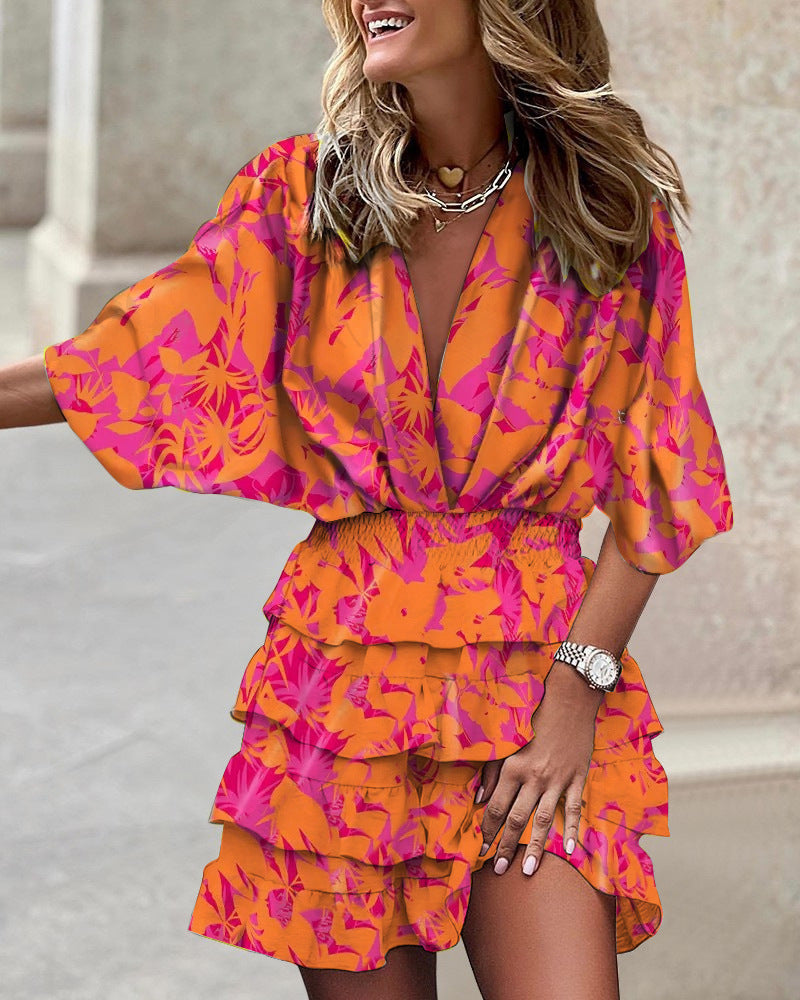 Zachi | Vestido midi floral