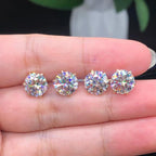 Pendientes Tera en Oro Blanco