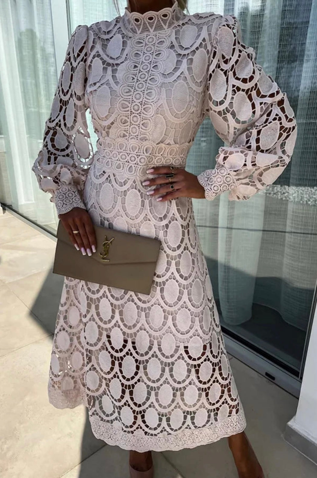 Eloah | Vestido midi de encaje