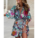Zachi | Vestido midi floral