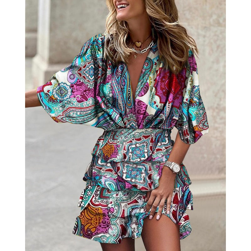 Zachi | Vestido midi floral