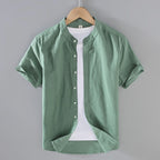 riviera-linen-shortsleeve-light-green
