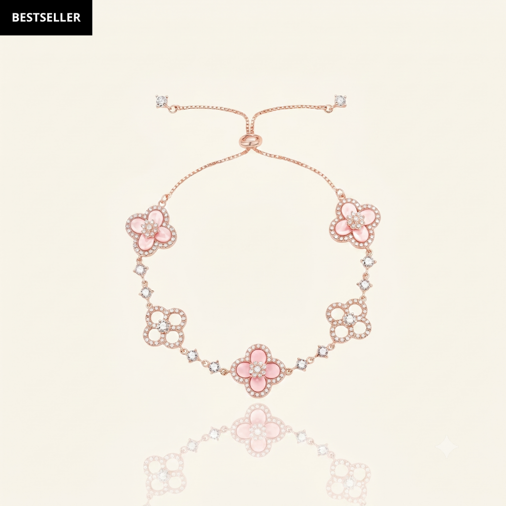 Pulsera Flor Brillante