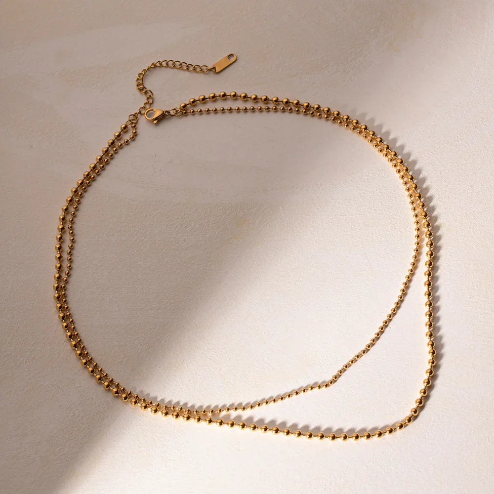 Collar Doble Cadena Siena