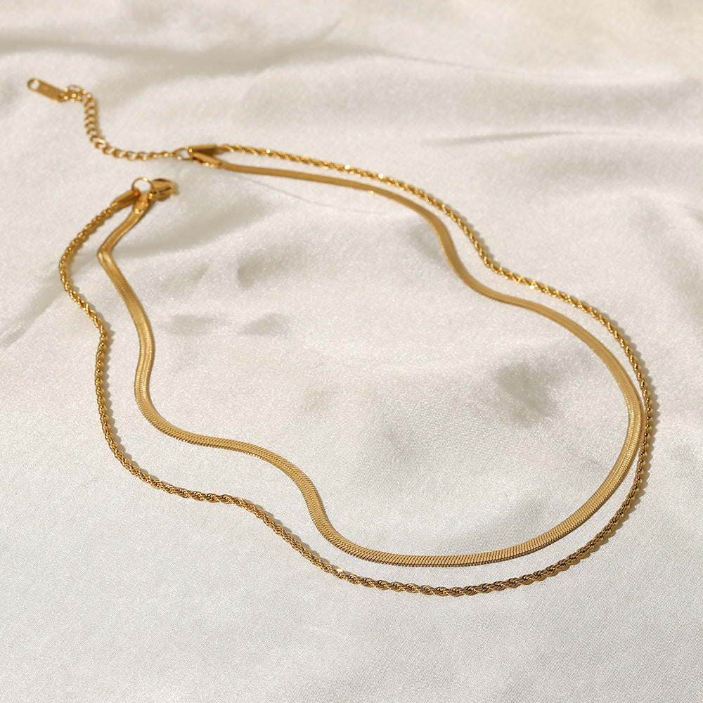 Collar Doble Cadena Hailey