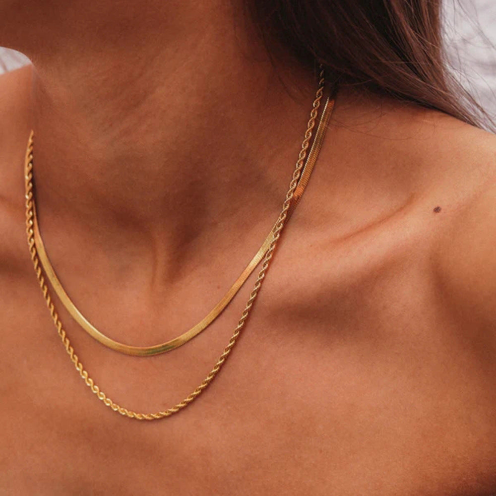 Collar Doble Cadena Hailey