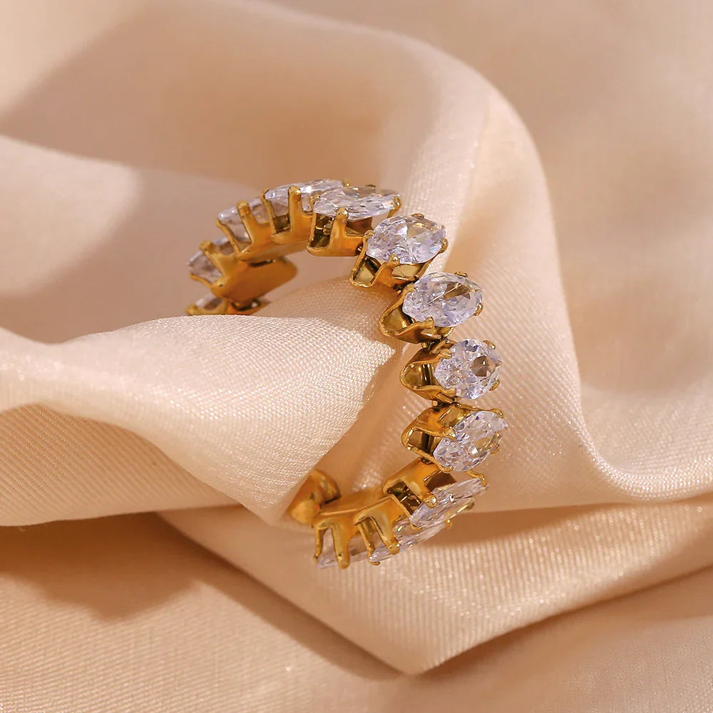 Anillo Hojas Genevieve