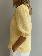 Jeanet | Blusa bordada de flores