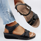 Sandales Flex Orthopédiques Margot en Cuir Élégant et Confortable