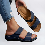 Sandales Orthopédiques Élégantes Lynn en Cuir Luxe
