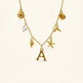 Collar Inicial con Concha