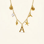 Collar Inicial con Concha