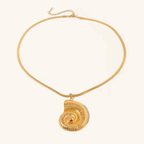 Cascadia Nautilus Gold Necklace