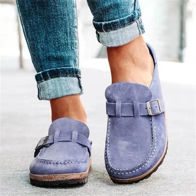 Pantoufles Orthopédiques Élégantes Heidi en Tissu Raffiné