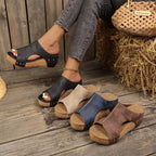 Escarpins Wedges Lumi en Soie - Élégance Sofia