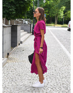 Talia | Vestido floral con escote en V