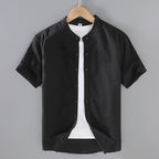 riviera-linen-shortsleeve-black