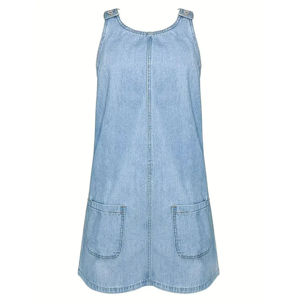 Saylor | Vestido Relajado Efecto Vaquero