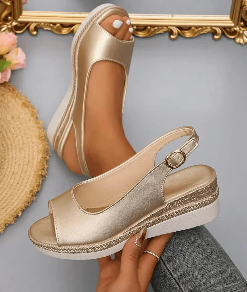 Sandales Orthopédiques Élégantes pour Femme - Maison Claire et Sylvie