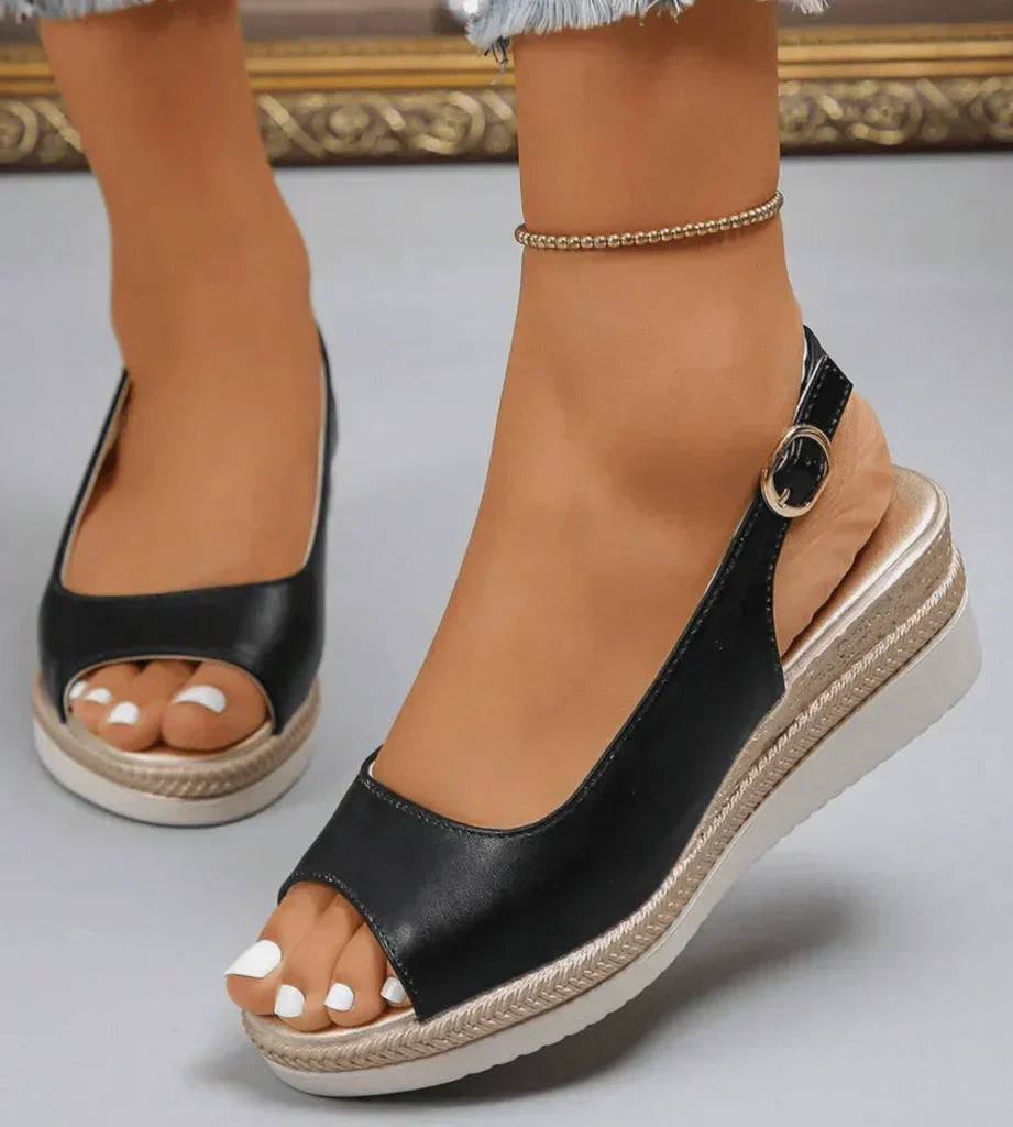 Sandales Orthopédiques Élégantes pour Femme - Maison Claire et Sylvie