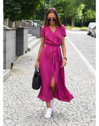 Talia | Vestido floral con escote en V