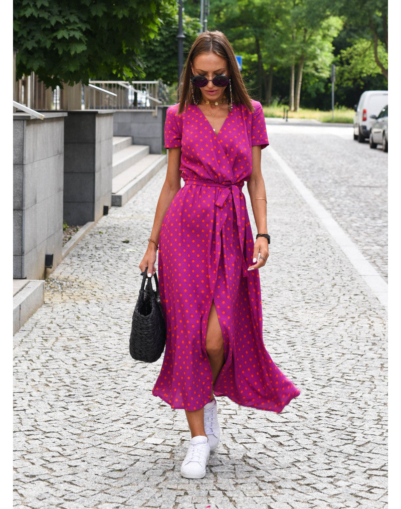 Talia | Vestido floral con escote en V