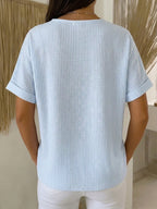 Belle | Relaxed Striped  Blouse