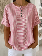 Belle | Relaxed Striped  Blouse