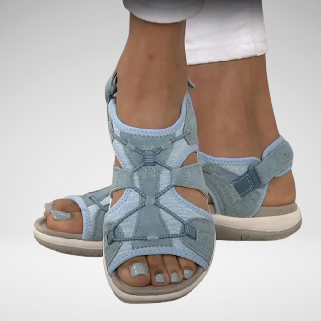 Sandales Orthopédiques Ursula en Cuir Élégant - Maison Claire et Sylvie