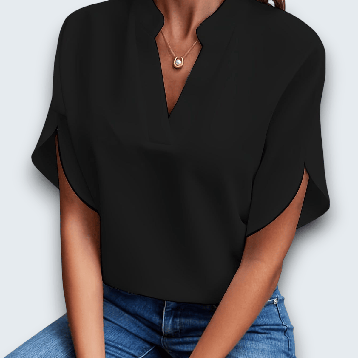 Aurore | Blusa drapeada