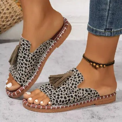 Sandales Orthopédiques Lorraine™ en Cuir Élégant - Maison Claire et Sylvie