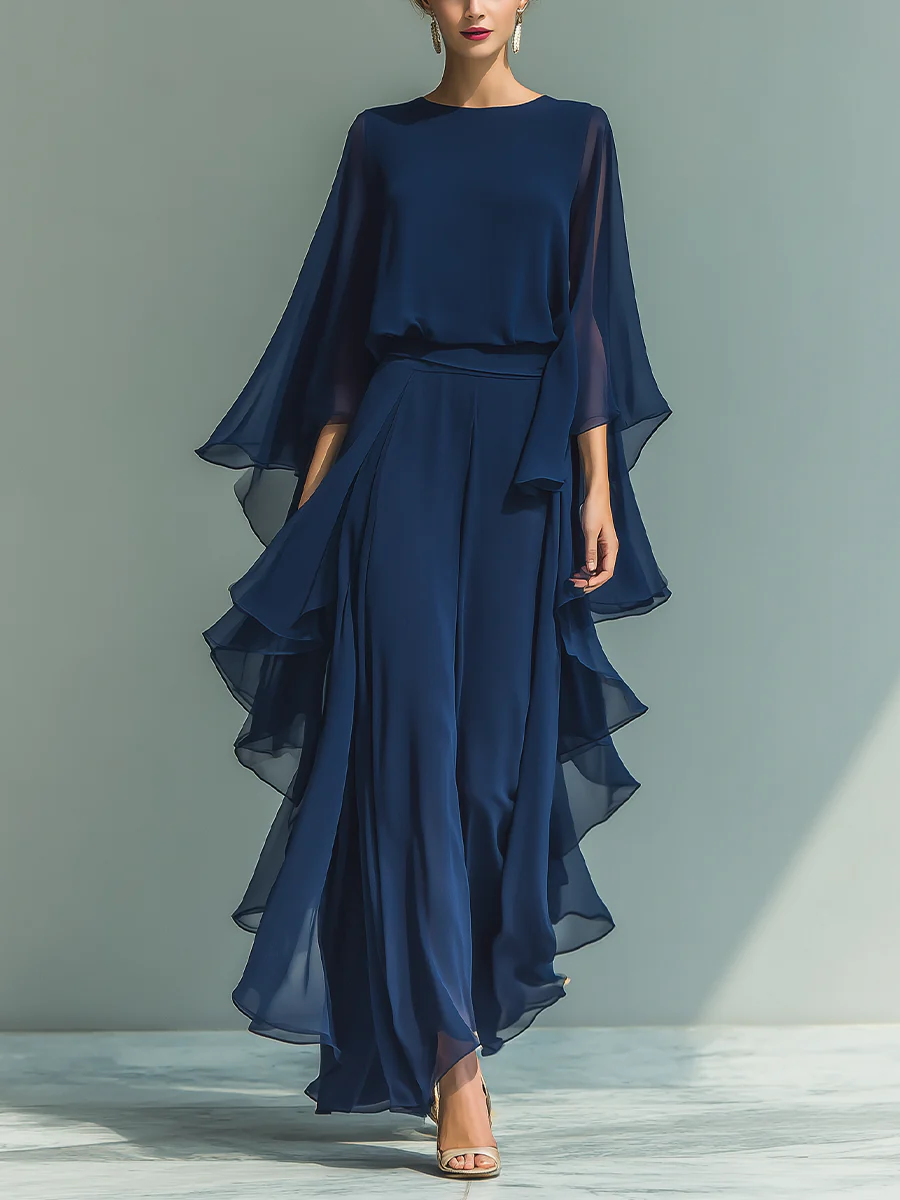 Aurora | Conjunto elegante en chifón
