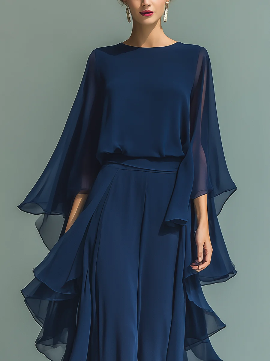 Aurora | Conjunto elegante en chifón