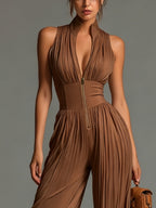 Mono Zsófia Caramelo | Plisado en Chiffon