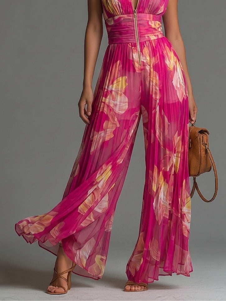 Mono Zsófia Rosa | Plisado en Chiffon