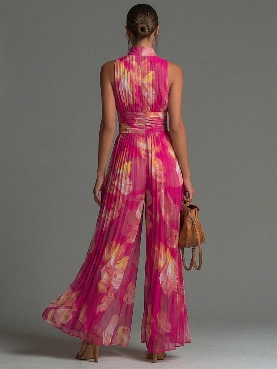 Mono Zsófia Rosa | Plisado en Chiffon