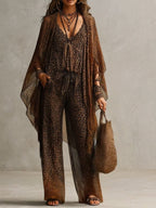 Boho Leopard Luxe 3-Piece Set