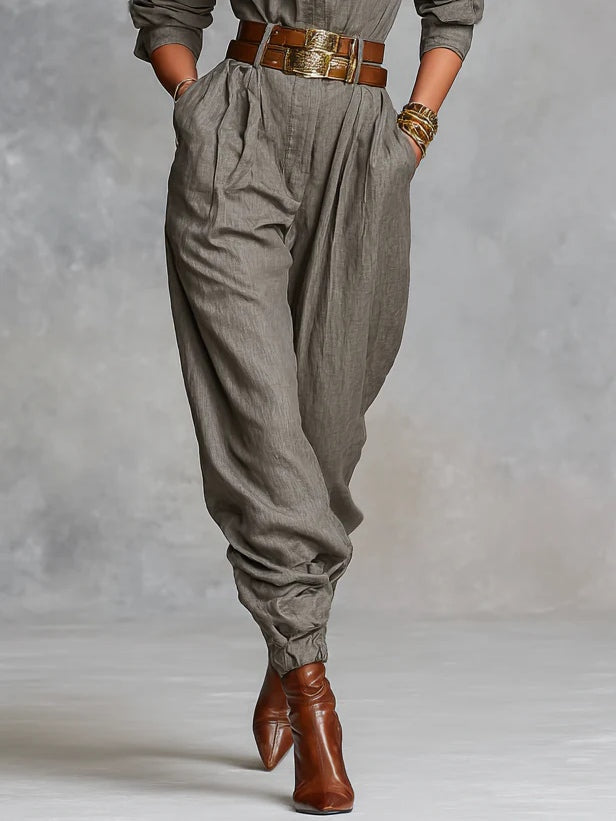 Long-Sleeve Jumpsuit