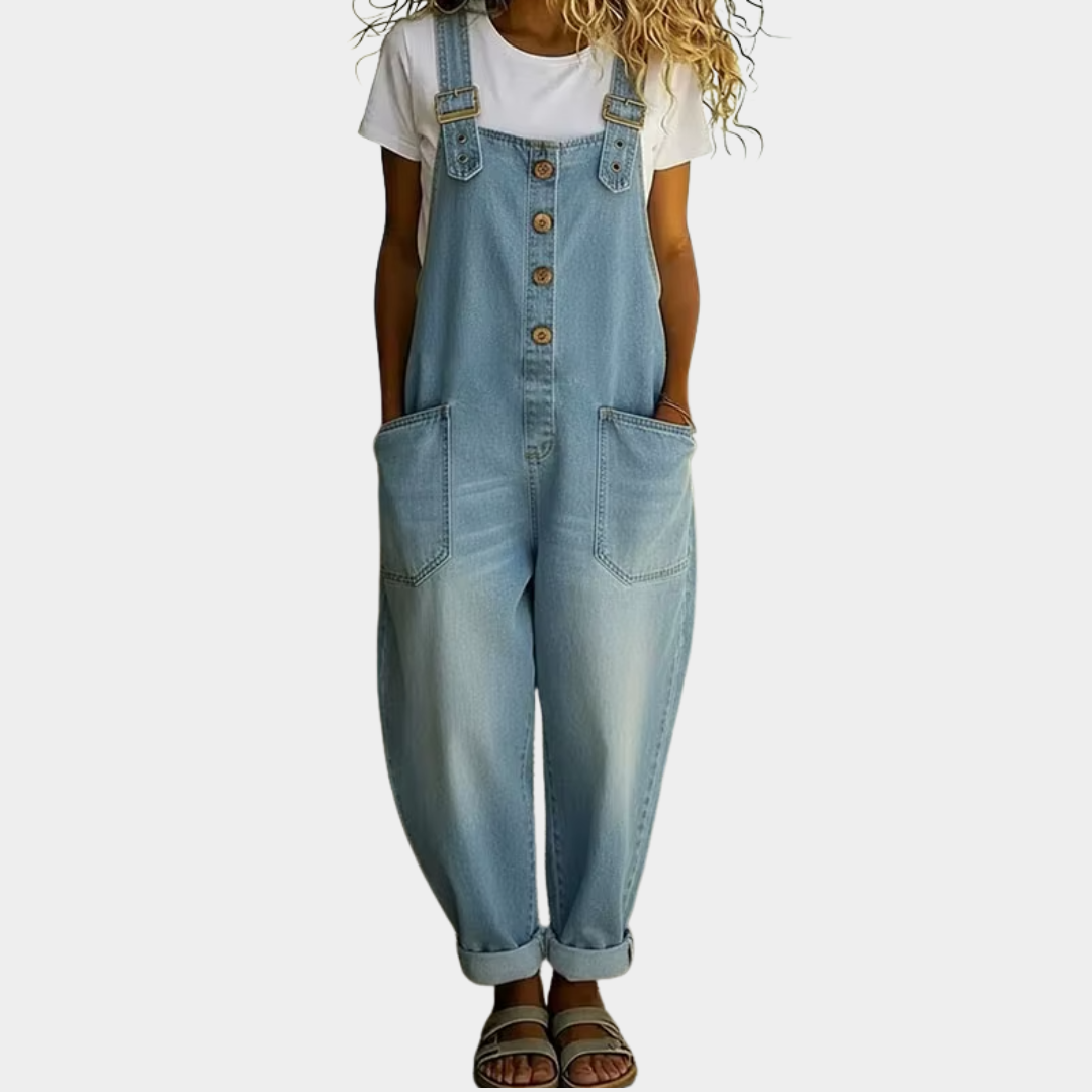 Mae | Salopette Vaquera Vintage de Tirantes Ajustables