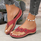Sandales Orthopédiques Luna Élégance en Cuir Confortable