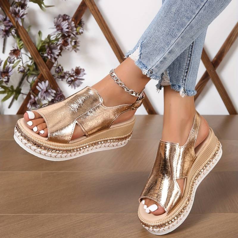 **Sandales Orthopédiques TEANA en Cuir Luxe - Élégance et Confort**