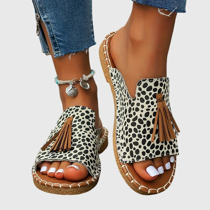 Sandales Orthopédiques Lorraine™ en Cuir Élégant - Maison Claire et Sylvie